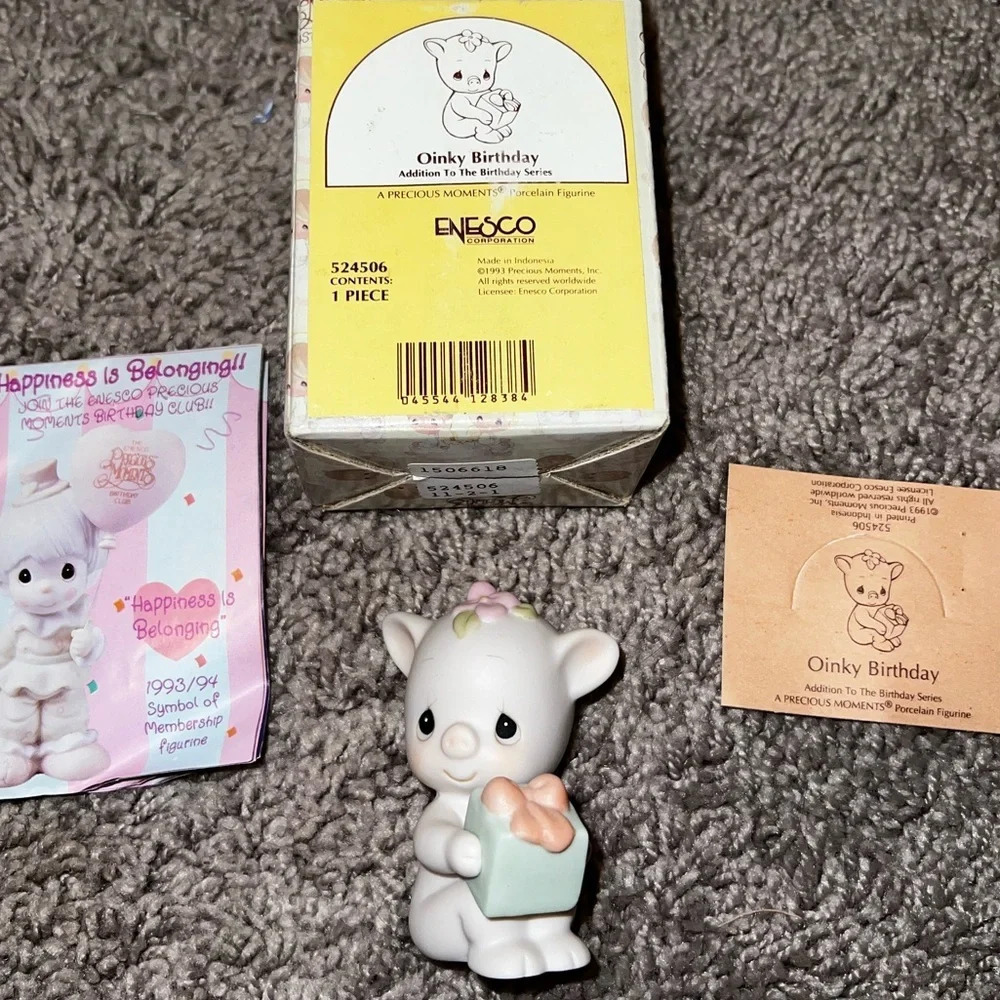Precious Moments - “Oinky Birthday”